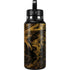 Gold and Black Marble Hydro Flask 32oz Wide Mouth Skin